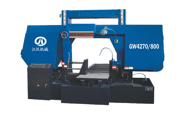 雨湖GW4270/800双柱龙门卧式带锯床